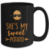 She s My Sweet Potato I Yam Thanksgiving Matching Couples Mug 15oz Mug Black back 600x.jpg