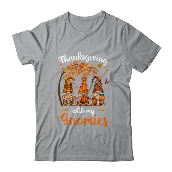 Thanksgiving With My Gnomies Funny Fall Autumn Gnomes Lover Classic T Shirt Sport Grey 600x.jpg