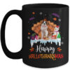 Saint Bernard Happy HalloThanksMas Halloween Christmas Mug 15oz Mug Black front 600x.jpg