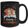 Saint Bernard Happy HalloThanksMas Halloween Christmas Mug 15oz Mug Black back 600x.jpg