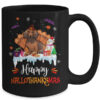 Dachshund HalloThanksMas Halloween Thanksgiving Christmas Mug 15oz Mug Black back 600x.jpg