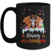 Boston Terrier Happy HalloThanksMas Halloween Christmas Mug 15oz Mug Black front 600x.jpg