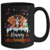 Boston Terrier Happy HalloThanksMas Halloween Christmas Mug 15oz Mug Black back 600x.jpg