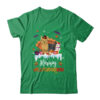 Yorkie HalloThanksMas Halloween Thanksgiving Christmas Classic T Shirt Irish Green 600x.jpg