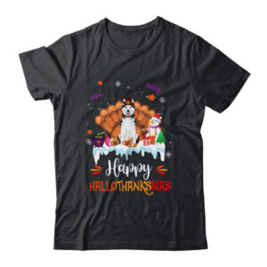Siberian Husky Happy HalloThanksMas Halloween Christmas Classic T Shirt Black 600x.jpg