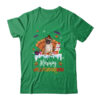 Pug Happy HalloThanksMas Halloween Thanksgiving Christmas Classic T Shirt Irish Green 600x.jpg