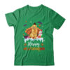 Golden Retriever Happy HalloThanksMas Halloween Christmas Classic T Shirt Irish Green 600x.jpg