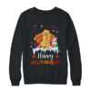 Golden Retriever Happy HalloThanksMas Halloween Christmas Crewneck Sweatshirt Black 600x.jpg