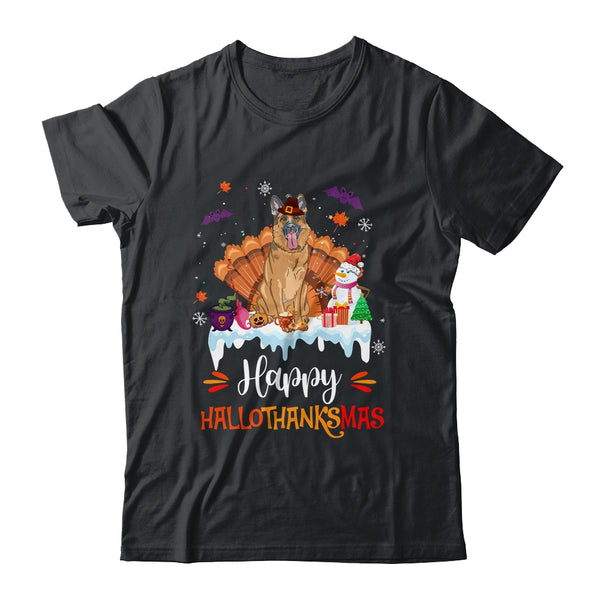 German Shepherd Happy HalloThanksMas Halloween Christmas Classic T Shirt Black 600x.jpg