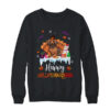 Dachshund HalloThanksMas Halloween Thanksgiving Christmas Crewneck Sweatshirt Black 600x.jpg