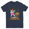 Cute Unicorn Thanksgiving For Girls Pilgrim Hat Turkey Youth Youth T Shirt Navy 600x.jpg