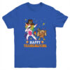 Cute Unicorn Thanksgiving For Girls Pilgrim Hat Turkey Youth Youth T Shirt Royal 600x.jpg
