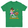Cute Unicorn Thanksgiving For Girls Pilgrim Hat Turkey Youth Youth T Shirt Irish Green 600x.jpg