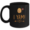 I Yam She s My Sweet Potato Thanksgiving Matching Couples Mug 11oz Mug Black front 600x.jpg