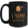 I Yam She s My Sweet Potato Thanksgiving Matching Couples Mug 15oz Mug Black front 600x.jpg