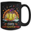 Softball Halloween Christmas Thanksgiving Hallothanksmas Mug 15oz Mug Black back 600x.jpg