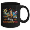 Happy Hallothanksmas T Rex Dinosaur Halloween Christmas Mug 11oz Mug Black back 600x 1.jpg