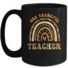 One Thankful Teacher Leopard Rainbow Groovy Thanksgiving Mug 15oz Mug Black front 600x 2.jpg