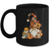 Cute Holiday Gnome For Thanksgiving With Fall Pumpkin Spice Mug 11oz Mug Black front 600x.jpg