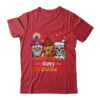 Sugar Skull Hallothanksmas Halloween Thanksgiving Christmas Classic T Shirt Red 600x.jpg