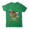 Sugar Skull Hallothanksmas Halloween Thanksgiving Christmas Classic T Shirt Irish Green 600x.jpg