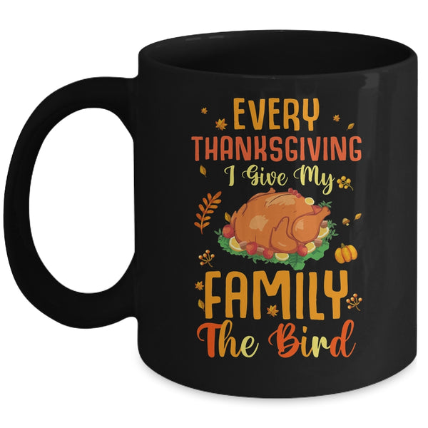 Funny Thanksgiving Family Matching For Mens Womens Mug 11oz Mug Black front 600x.jpg