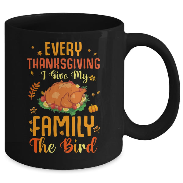 Funny Thanksgiving Family Matching For Mens Womens Mug 11oz Mug Black back 600x.jpg