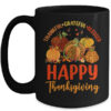 Thankful Grateful Blessed Leopard Plaid Pumpkin Thanksgiving Mug 15oz Mug Black front 600x.jpg