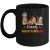 Happy Hallothanksmas Sloth Xmas Thanksgiving Halloween Mug 11oz Mug Black front 600x.jpg
