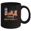 Happy Hallothanksmas Sloth Xmas Thanksgiving Halloween Mug 11oz Mug Black back 600x.jpg