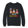 Happy Hallothanksmas Cute Pug Xmas Thanksgiving Halloween Crewneck Sweatshirt Black 600x.jpg