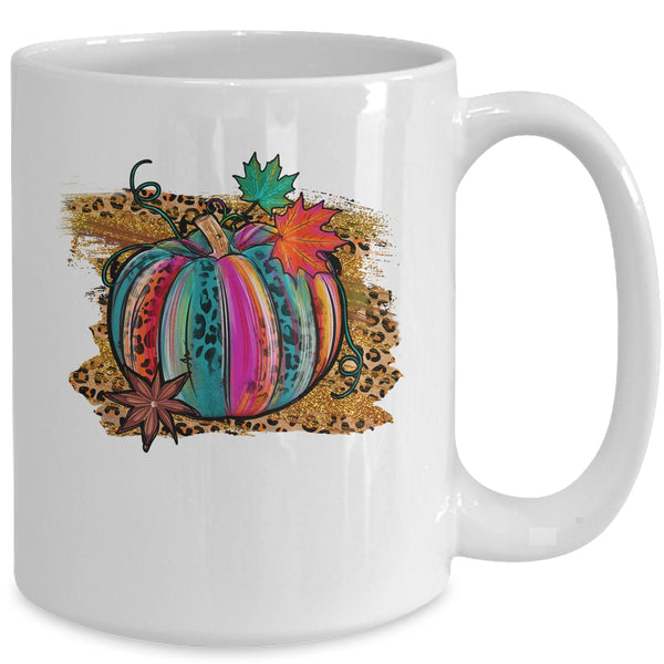 Fall Pumpkin Women Floral Pumpkin Halloween Mug 15oz Mug White back 600x.jpg