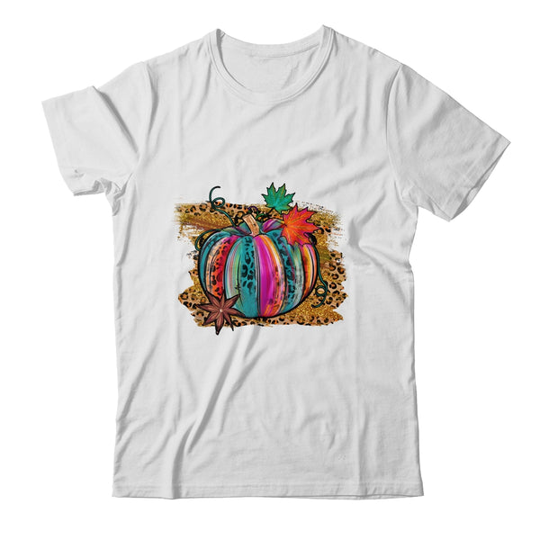 Fall Pumpkin Women Floral Pumpkin Halloween Classic T Shirt White 600x.jpg