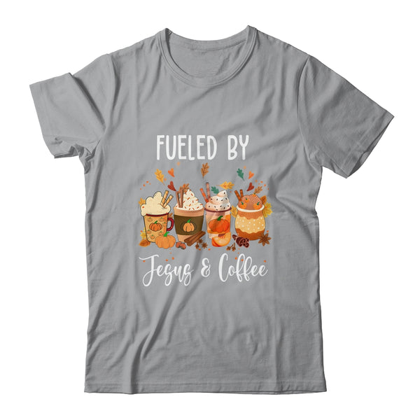 Funny Fueled By Coffee Jesus Caffeine Lover Thanksgiving Day Classic T Shirt Sport Grey 600x.jpg