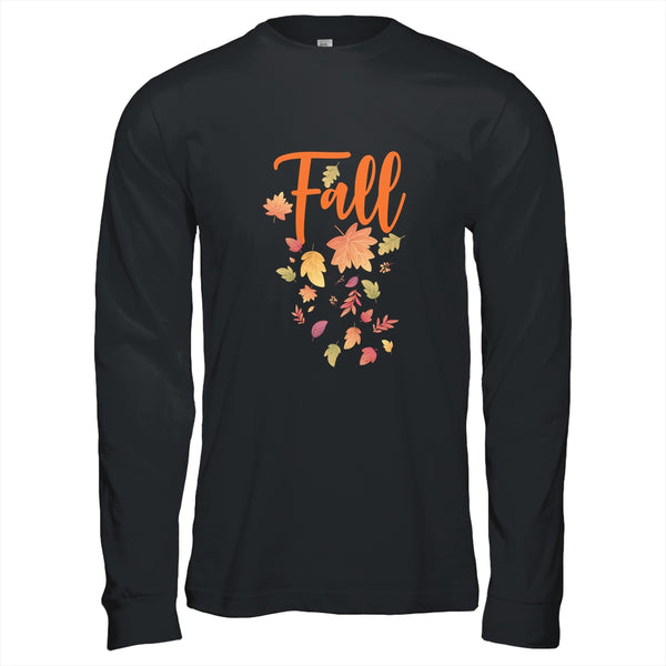 Autumn Leaf Fall Season Leaf Love Autumn Long Sleeve T Shirt Black 600x.jpg