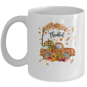 Thankful Grateful Blessed Pumpkin Truck Its Fall Yall Autumn Mug 11oz Mug White front 600x.jpg