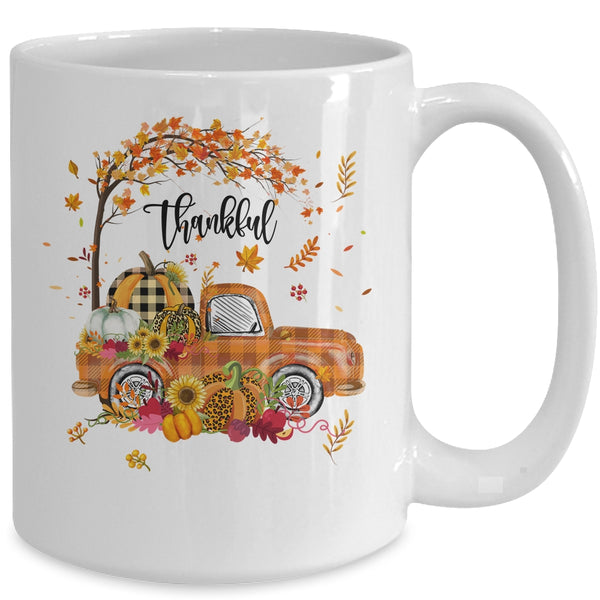 Thankful Grateful Blessed Pumpkin Truck Its Fall Yall Autumn Mug 15oz Mug White back 600x.jpg