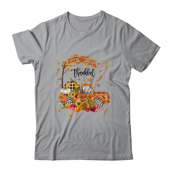 Thankful Grateful Blessed Pumpkin Truck Its Fall Yall Autumn Classic T Shirt Sport Grey 600x.jpg