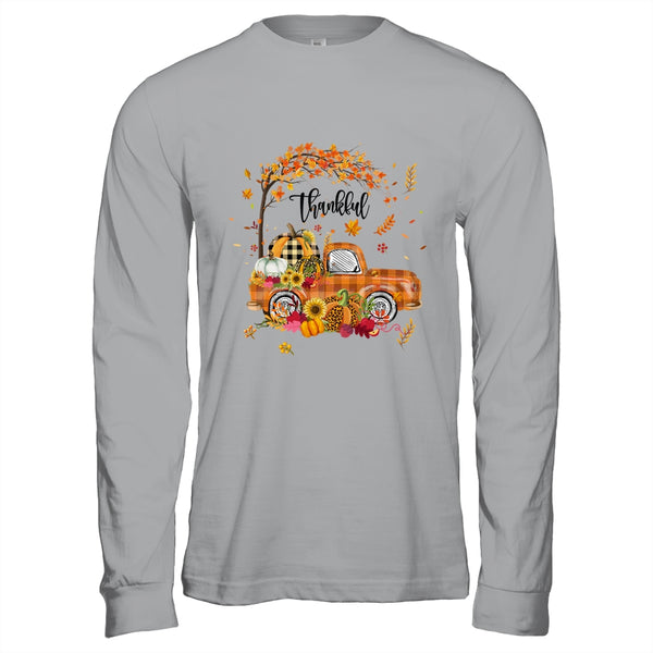 Thankful Grateful Blessed Pumpkin Truck Its Fall Yall Autumn Long Sleeve T Shirt Sport Grey 600x.jpg