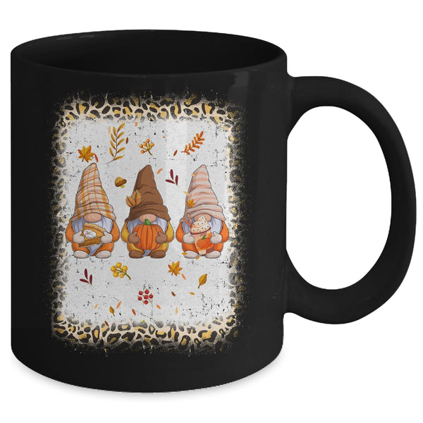 Bleached Happy Fall Yall Gnome Pumpkin Autumn Thanksgiving Mug 11oz Mug Black back 600x.jpg