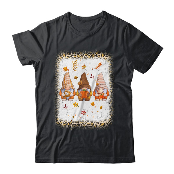 Bleached Happy Fall Yall Gnome Pumpkin Autumn Thanksgiving Classic T Shirt Black 600x.jpg