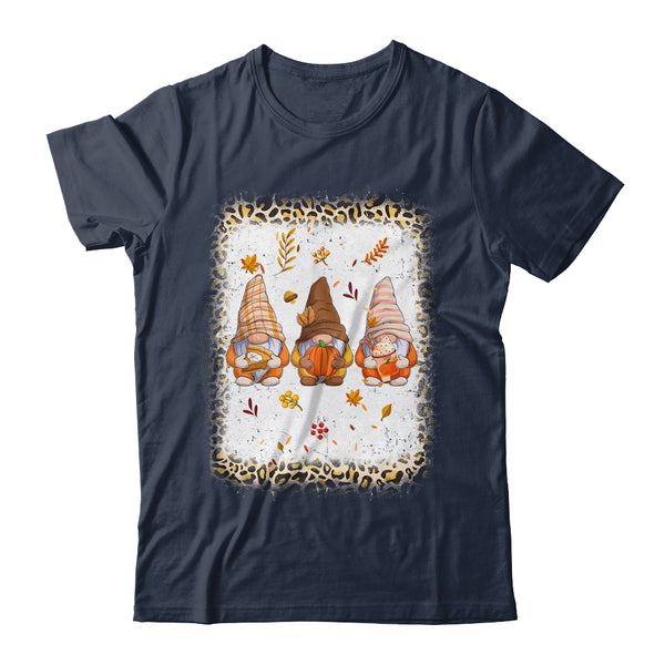 Bleached Happy Fall Yall Gnome Pumpkin Autumn Thanksgiving Classic T Shirt Navy 600x.jpg