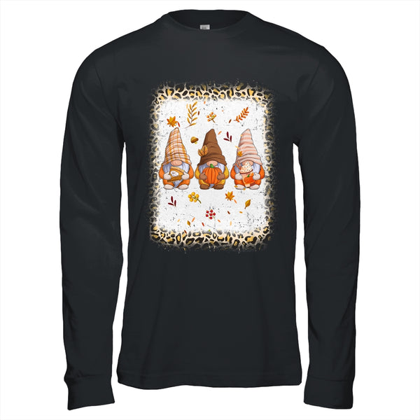 Bleached Happy Fall Yall Gnome Pumpkin Autumn Thanksgiving Long Sleeve T Shirt Black 600x.jpg