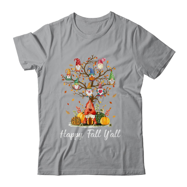 Happy Fall Yall Gnomes Pumpkin Autumn Tree Thanksgiving Classic T Shirt Sport Grey 600x.jpg