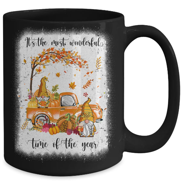 It s The Most Wonderful Time Of The Year Gnomes Bleached Mug 15oz Mug Black back 600x.jpg