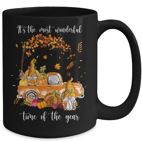 It s The Most Wonderful Time Of The Year Gnomes Autumn Fall Mug 15oz Mug Black back 600x.jpg
