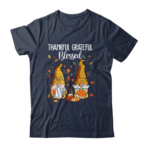 Cute Gnomes Couple With Pumpkin Spice Fall Yall Autumn Gnome Classic T Shirt Navy 600x.jpg