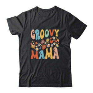 Funny Retro Groovy Birthday Family Matching Cute Groovy Mama Classic T Shirt Black 600x.jpg