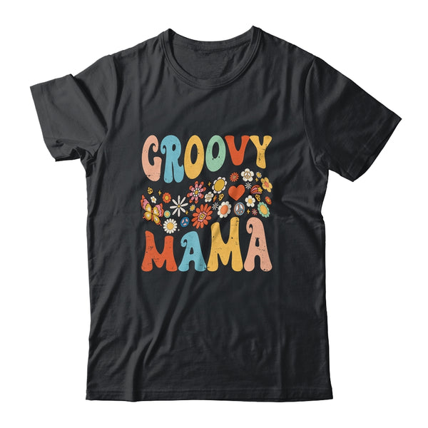 Funny Retro Groovy Birthday Family Matching Cute Groovy Mama Classic T Shirt Black 600x.jpg