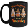 Thanksgiving With My Gnomies Funny Autumn Gnomes Lover Mug 15oz Mug Black front 600x.jpg